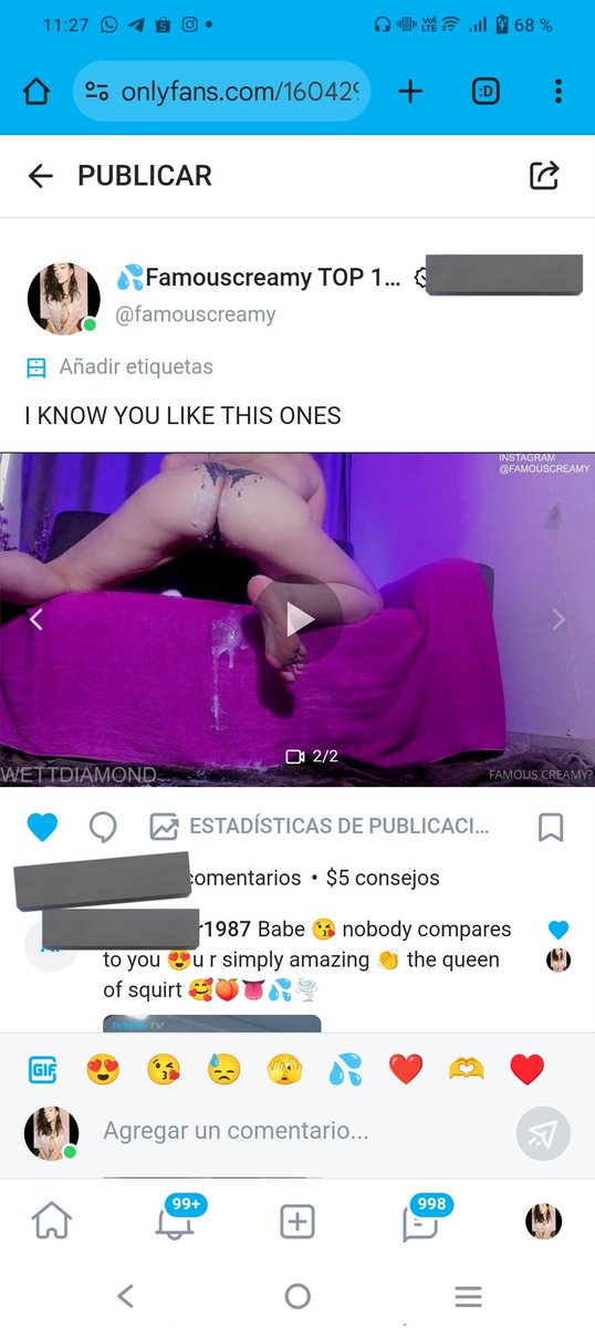 onlyfans.com/famouscreamy
I posted 2 new videos