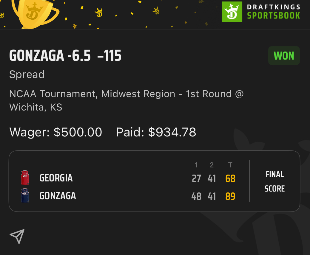 Very successful day #1 of March Madness in the books✅

Join here: whop.com/luckylounge
