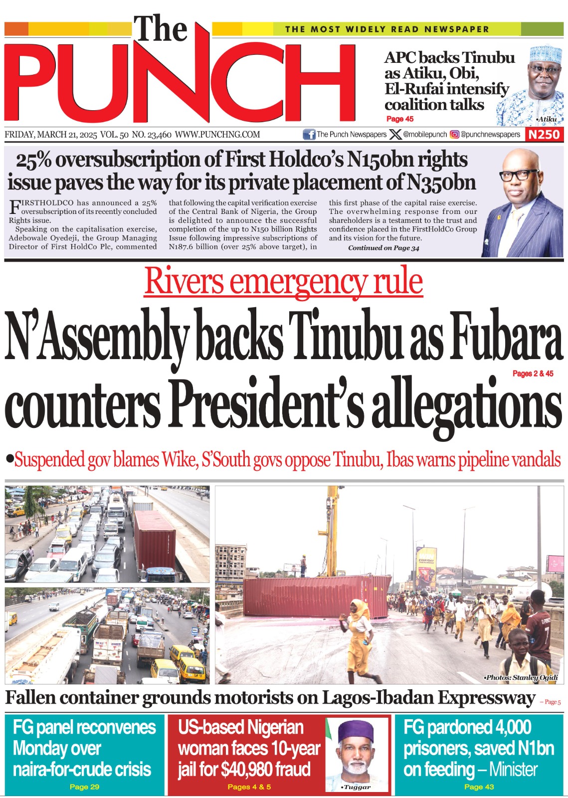 Highlights von Punch Newspapers (@MobilePunch) / X