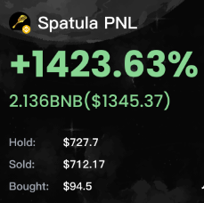 Mikocrypto11's tweet image. 玩赚 #MEMECOİNS 🚀
#Spatula

CA:0x85454852503e4ec52d7003d1ed805c9f0f823334

群友最高点收益💎14x  0.15 $BNB-&amp;gt; 2 $BNB

推荐 @gmgnai 设置方法👇

🌟K线工具:gmgn.ai/?ref=bSBYaRka
🌟狙击工具：t.me/gmgnaibot?star…