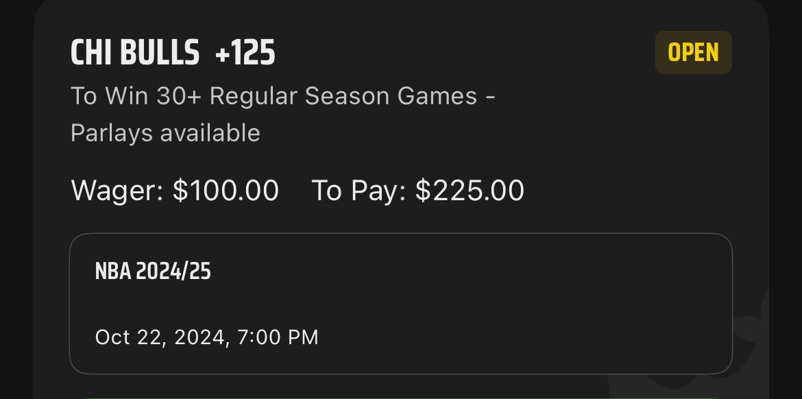 TroubleBets's tweet photo. Bulls 30+ Wins✅🐂 #SeeRed
Synonymous with the Play-In Tournament🔥
Ironic it happened vs DeMar & LaVine🤭
Still salty about the Wemby DPOY DNP😒
#NBAX #Bulls #NBASZN #DraftKings https://t.co/ewwdF5w7uI