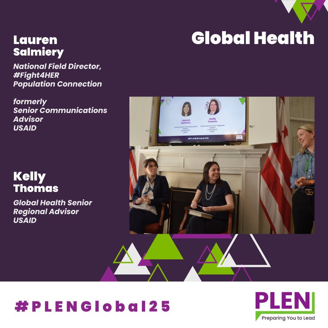 PLEN (@plennetwork) on Twitter photo Former USAID colleagues <a href="/LSalmiery/">Lauren Salmiery</a> (popconnect) & Kelly Thomas: a) REALLY know global health & did an amazing job illuminating this work for #PLENGlobal25 Day 3๏ธโฃ, AND b) brought infectious joy to the room w/ their excitement about being there. ๐ Former USAID colleagues <a href="/LSalmiery/">Lauren Salmiery</a> (popconnect) & Kelly Thomas: a) REALLY know global health & did an amazing job illuminating this work for #PLENGlobal25 Day 3๏ธโฃ, AND b) brought infectious joy to the room w/ their excitement about being there. ๐