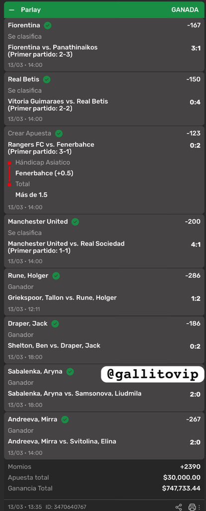 GallitoVip's tweet image. VOLVIMOS HACER HISTORA JUNTOS❤️

OTRA JUGADA DEL MILLON GANADA Y LA HISTORIA SIGUE CRECIENDO🥺❤️

Hace una semana +747,733🤑
Hace tres días +1,00,257🤑
Hoy +780,000🤑

Balance : +2,529,990 en una semana🤯

Quiero regalar 100,000 entre toda la gente que dé RT y ❤️ a este tweet…