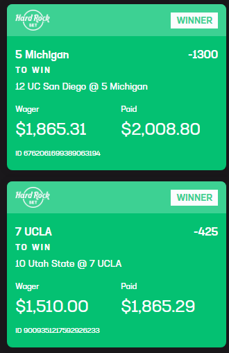 Paying off my gambling debt with the last -300 to my name, with more gambling. Never quit when you're down 2k. Just keep betting you'll get it back