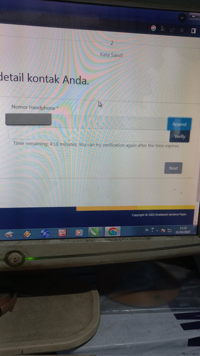 CapresSomalia's tweet photo. @kring_pajak min ini mau registrasi akun coretax, verifikasi no hp katanya code terkirim tapi udah dicobe terus 2 hari belakangan tetep gaada pesan masuk buat code verifikasi nya. Kenapa ya? https://t.co/AzvTj4wldN