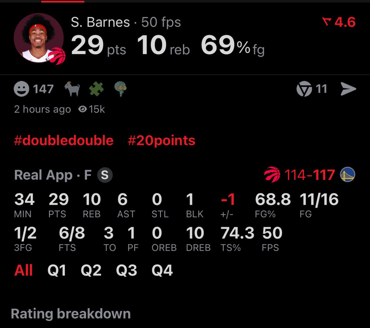 Need this every 2nd game next year