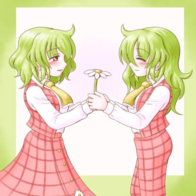 幽香✕幽香をTLに放出しろとの天啓を受けました 