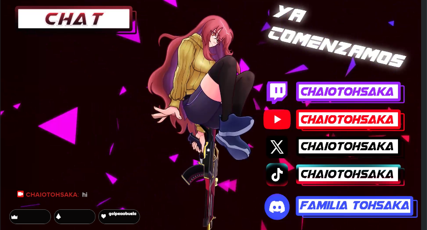 ChaioFubuki's tweet photo. Muchas gracias a @erick_505050 por hacer este nuevo overlay para mi stream de verdad ya me hacia falta cambiar el genérico jajaja, de verdad thank you @erick_505050.
El martes ya lo verán en acción mientras una muestra de lo que es☺️. https://t.co/ykBjbQzbdQ