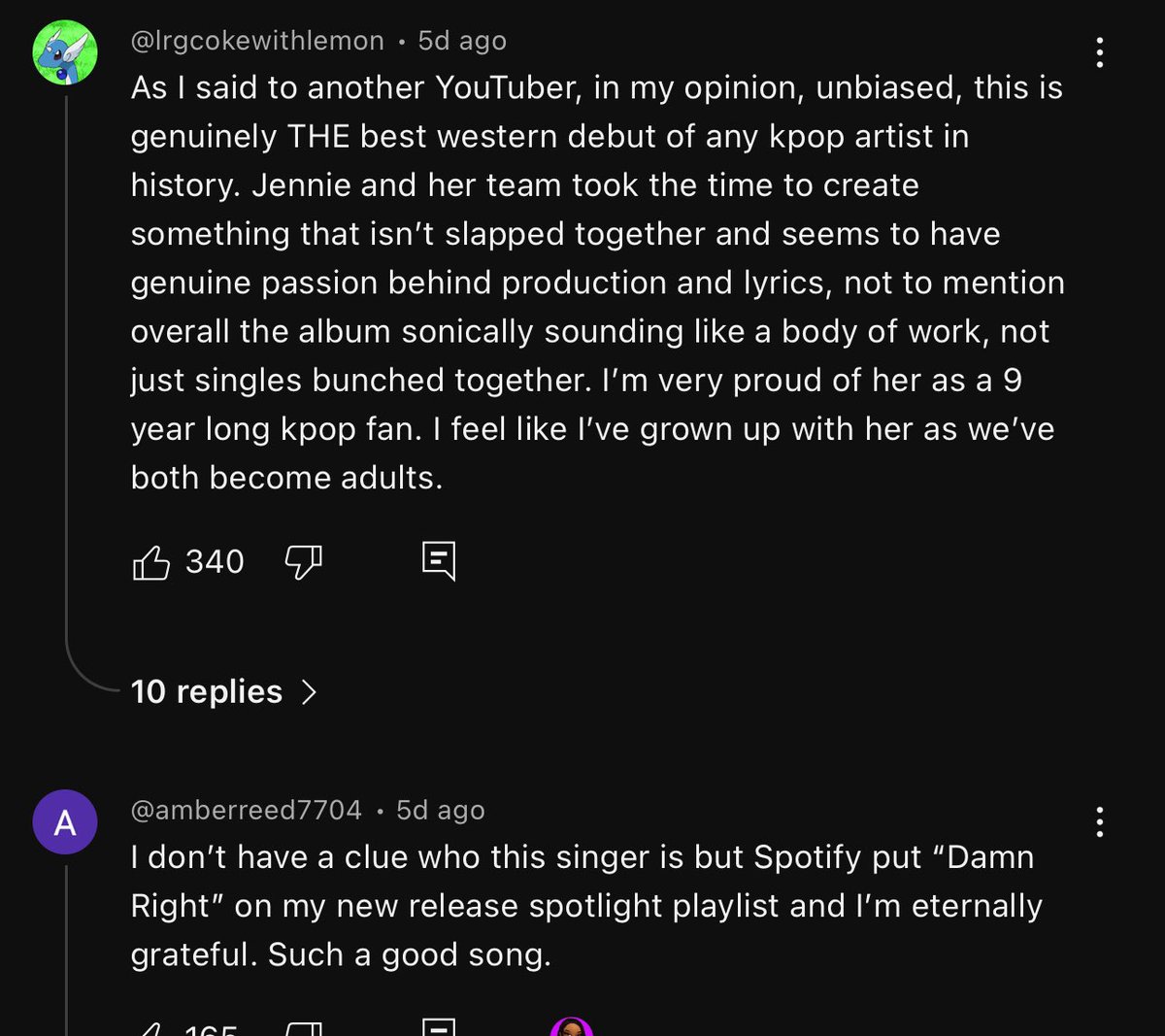 dietpeachs's tweet image. I’m so proud of jennie 😭