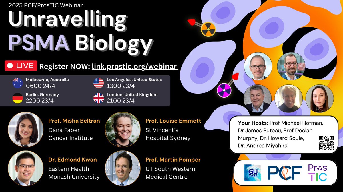 Michael Hofman (@drmhofman) on Twitter photo “Unravelling PSMA Biology” WEBINAR
👉Live, Free & Interactive: link.prostic.org/webinar
PSMA Theranostics is booming and it is only the beginning. Let’s unravel PSMA biology together.
Join us for a free and an enlightening live session with world-renowned experts. Explore the “Unravelling PSMA Biology” WEBINAR
👉Live, Free & Interactive: link.prostic.org/webinar
PSMA Theranostics is booming and it is only the beginning. Let’s unravel PSMA biology together.
Join us for a free and an enlightening live session with world-renowned experts. Explore the