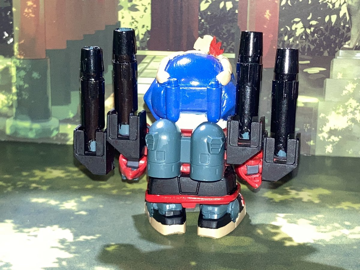 MusashingmanSub's tweet image. よし本体の塗装完了させてきたから
後ろのしめ縄を作れば完成じゃい
もう少しで八坂神奈子頑巨砲が
完成するぜ〜

#ガンダム #ガンプラ #sdガンダム #BB戦士 #エポキシパテ #gジェネ #ガンキャノン #東方 #東方風神録 #八坂神奈子 #ガンプラ改造