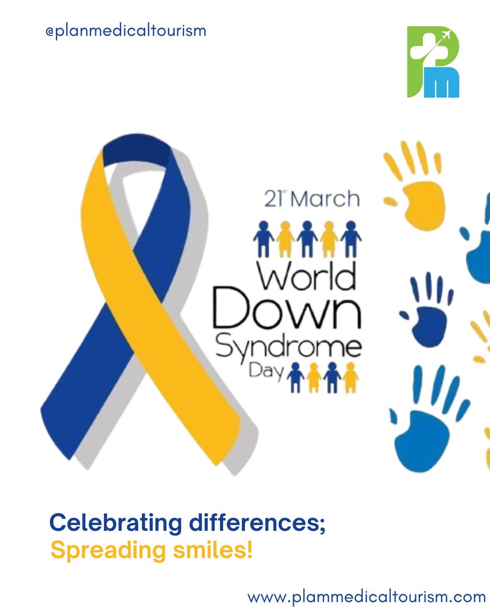 PlanMedicalTour's tweet photo. Today is #WorldDownSyndromeDay! 💛💙 Let’s celebrate the beauty of diversity, raise awareness, and support inclusion. Rock your mismatched socks 🧦 and help create a more accepting world! #RockYourSocks #DownSyndromeAwarenessTT https://t.co/UwxkC0o4yh