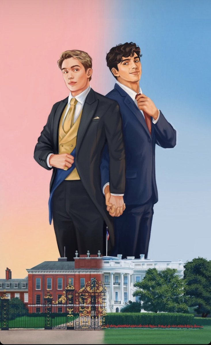 JazzHtown's tweet photo. One of my favorite pics of Nick and Taylor is this poster art made by @VScrivanoKelley as part of the RWRB movie promos. ♥️🤍💙 https://t.co/cmHnVpATmW
