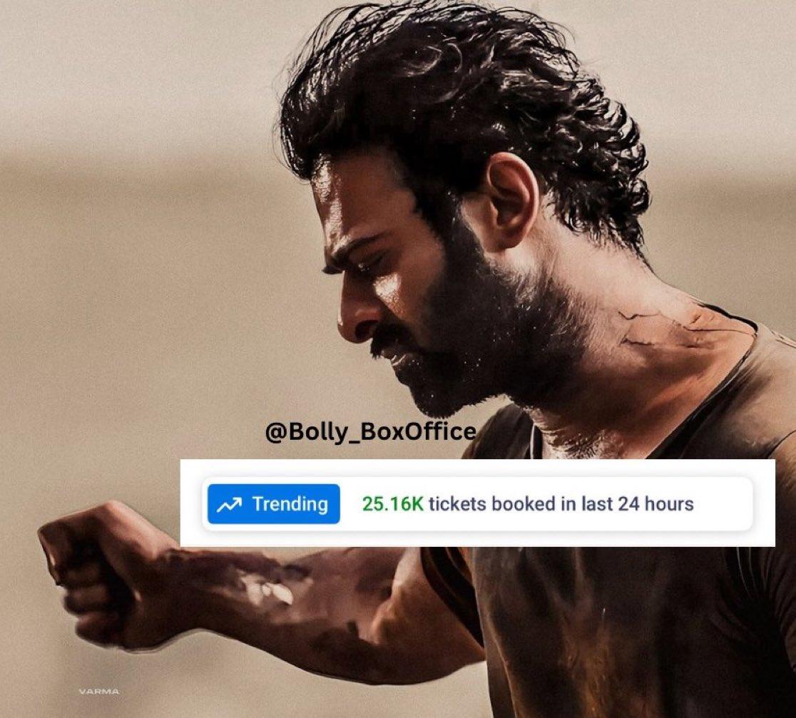 NorthPrabhasFC's tweet photo. Record Alert 🐚🚨
#Salaar Re-release (Non-Birthday) Opening Day 1.80 Crs+ Counting Beating Previous Day-1 Best Multi Starter #SVSC Day-1 1.75 Crs....

The 👑 Rulling As Usual 🤷
#Prabhas https://t.co/jFDvC68X4b