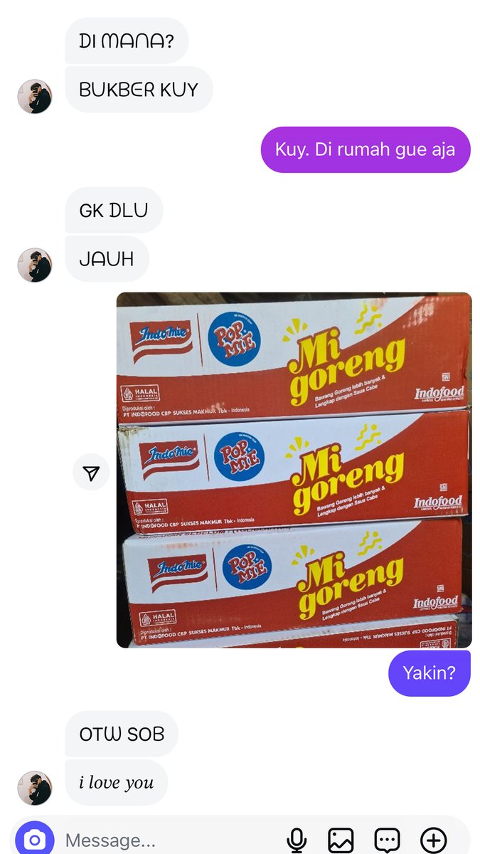 ᗷIᗩᖇ ᗷᑌKᗷᕮᖇ TᕮTᕮᑭ ᒍᗩᒪᗩᑎ, STOK ᑭOᑭ ᗰIᕮ ᕼᗩᖇᑌS TᕮTᕮᑭ ᗩᗰᗩᑎ~​

Coba tag temen lo yang kelakukannya plot twist gini!​ untung bisa di bujuk pake Pop Mie 🤭