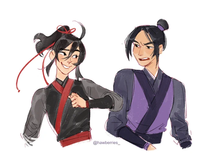 [mdzs] I'm really out here feeling unwell about the twin prides of Yunmeng in the big 25 