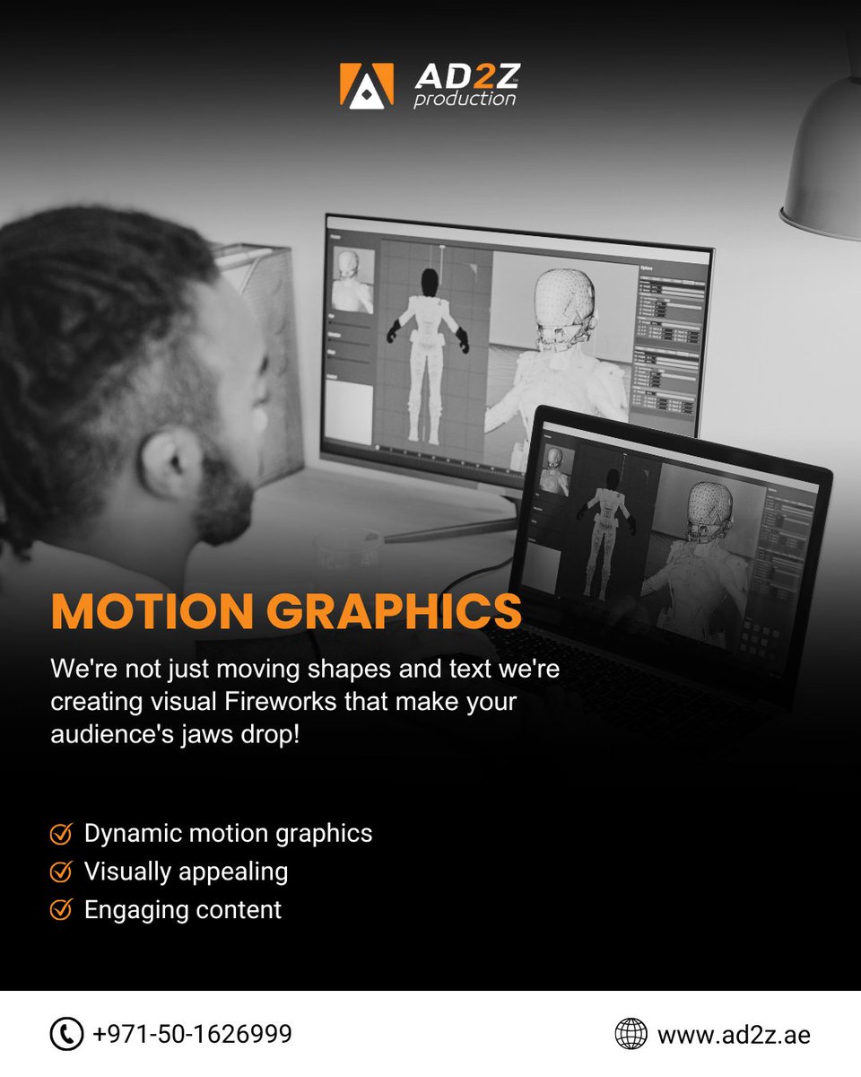 AD2Z_Media's tweet photo. Bring Your Brand to Life with Stunning Motion Graphics! 🎨✨

#Motiongraphics #BusinessGrowth #vídeos #VideoMarketing #VideoProduction #dubai #ProfessionalVideos #engagingcontent #MarketingStrategy #bussinessgrowth #BrandAwareness https://t.co/iVkVl6a77D