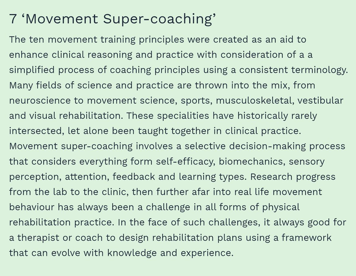 Chapter 7/8 for the next face to face course in Manchester UK May 10/11th Manchester Neurotherapy Centre 
Applied Neuroscience for Movement:
100+ Treatment Strategies advancedneuroed.com/Neurosciencefo…
