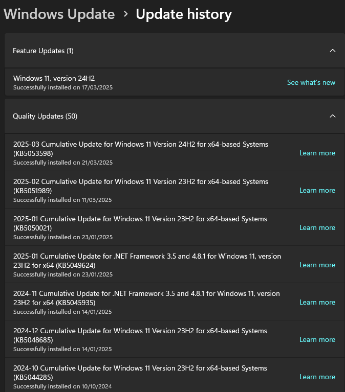 nrendyp's tweet photo. F*ck @Microsoft for yanking my VS Codes after 24H4 updates (It automatically restart so I had to reinstall &amp; configure everything during "crucial Friday"). https://t.co/YYFe45yMmK