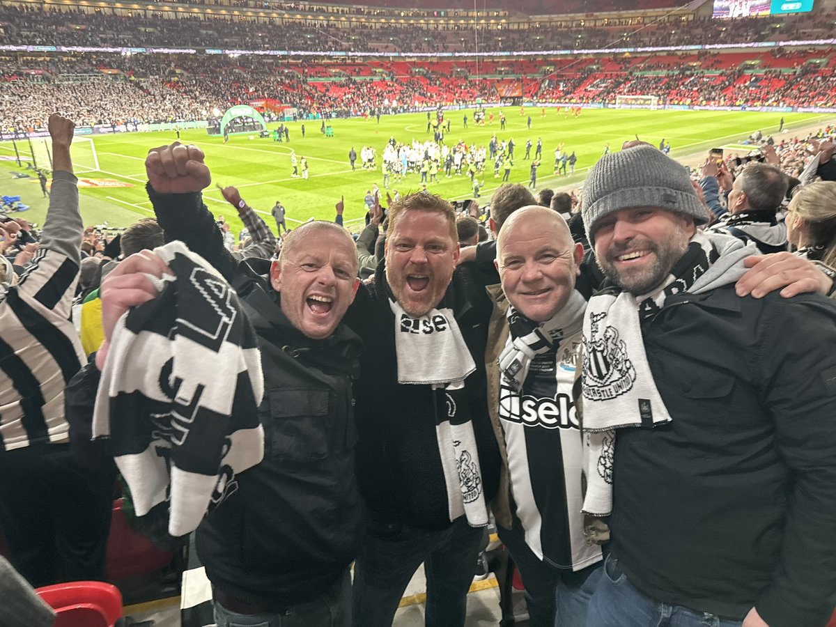 MiddletonAndy's tweet photo. @NUFC Wembley toilets at half time and me at final whistle 🤩 https://t.co/rwkhwihfvA
