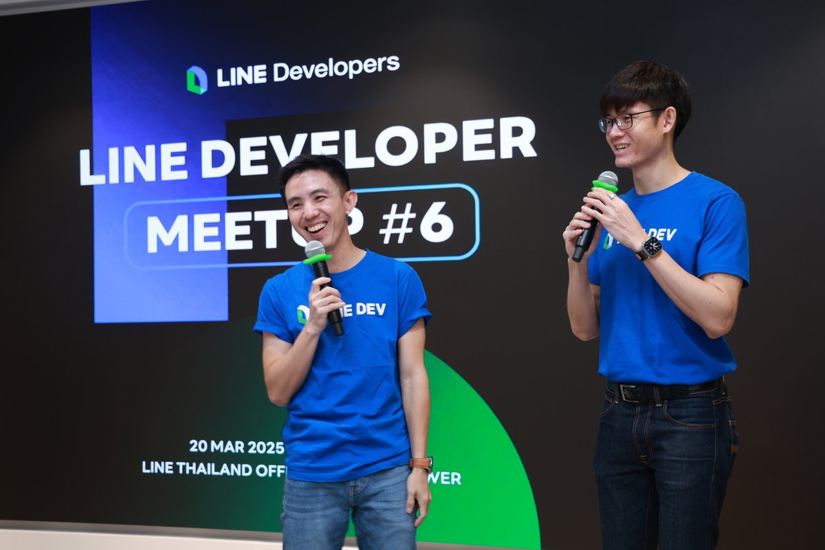 Jirawatee's tweet photo. New year, New space, New friends, New APIs, and New opportunities at 𝐋𝐈𝐍𝐄 𝐃𝐄𝐕𝐄𝐋𝐎𝐏𝐄𝐑 𝐌𝐄𝐄𝐓𝐔𝐏 𝟔! #LINEDEVTH https://t.co/ecyjUKY4Pf