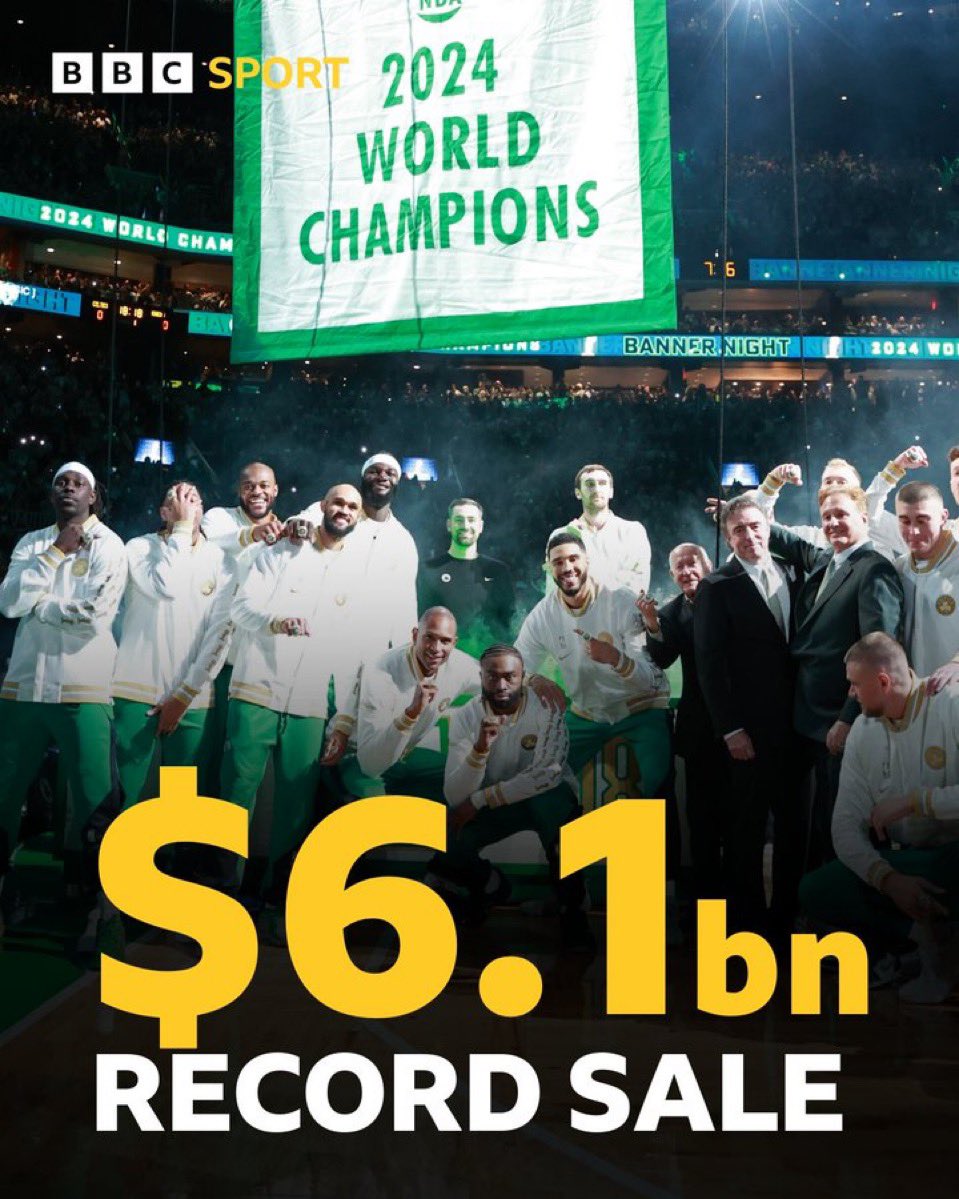 NBAdictosRC's tweet photo. Cap.630! Análisis exprés de la multimillonaria venta de los @celtics 
@luca_saint se pasa a darnos su opinión!

https://t.co/c5bU2FKhTo https://t.co/2Jdk5p90Yk