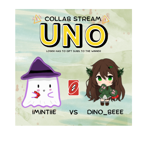 Dino_beee's tweet photo. ♡🌸COLLAB DAY! 🌸♡
@iMintiiee vs @Dino_beee
♡ come watch one of us go BROKE!
♡ loser gifts subs/bits to the loser
https://t.co/DJJx6BjqNu
https://t.co/gEvRTA71hm
#vtuber #twitch #twitchclips #clips #collab
#uno #pbgtuber #cute #anime #memes #gaming #fights https://t.co/Xa97QIvYwg