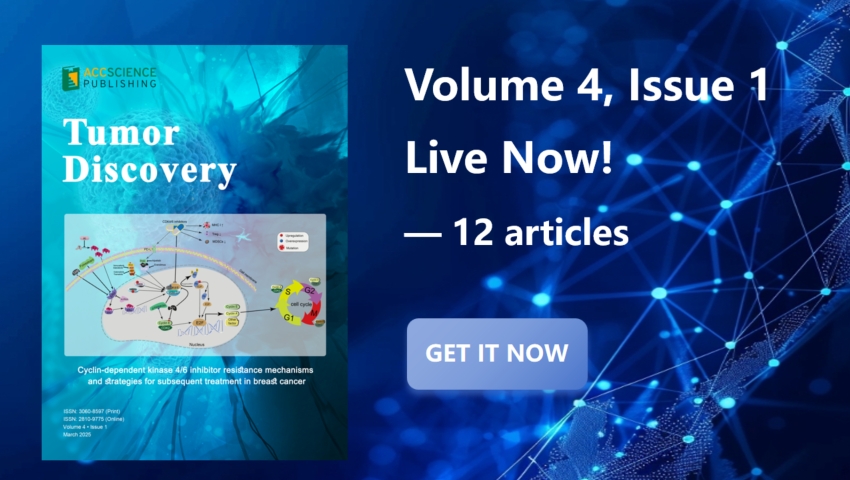 🥳🥳Welcome to read the latest issue!
👉Link: accscience.com/journal/TD/4/1
Topic: #immunotherapy #breastcancer #tumorigenesis #ColorectalCancer #pancreaticcancer

#OpenAccess #InterestingPaper #CancerResearch #Tumor