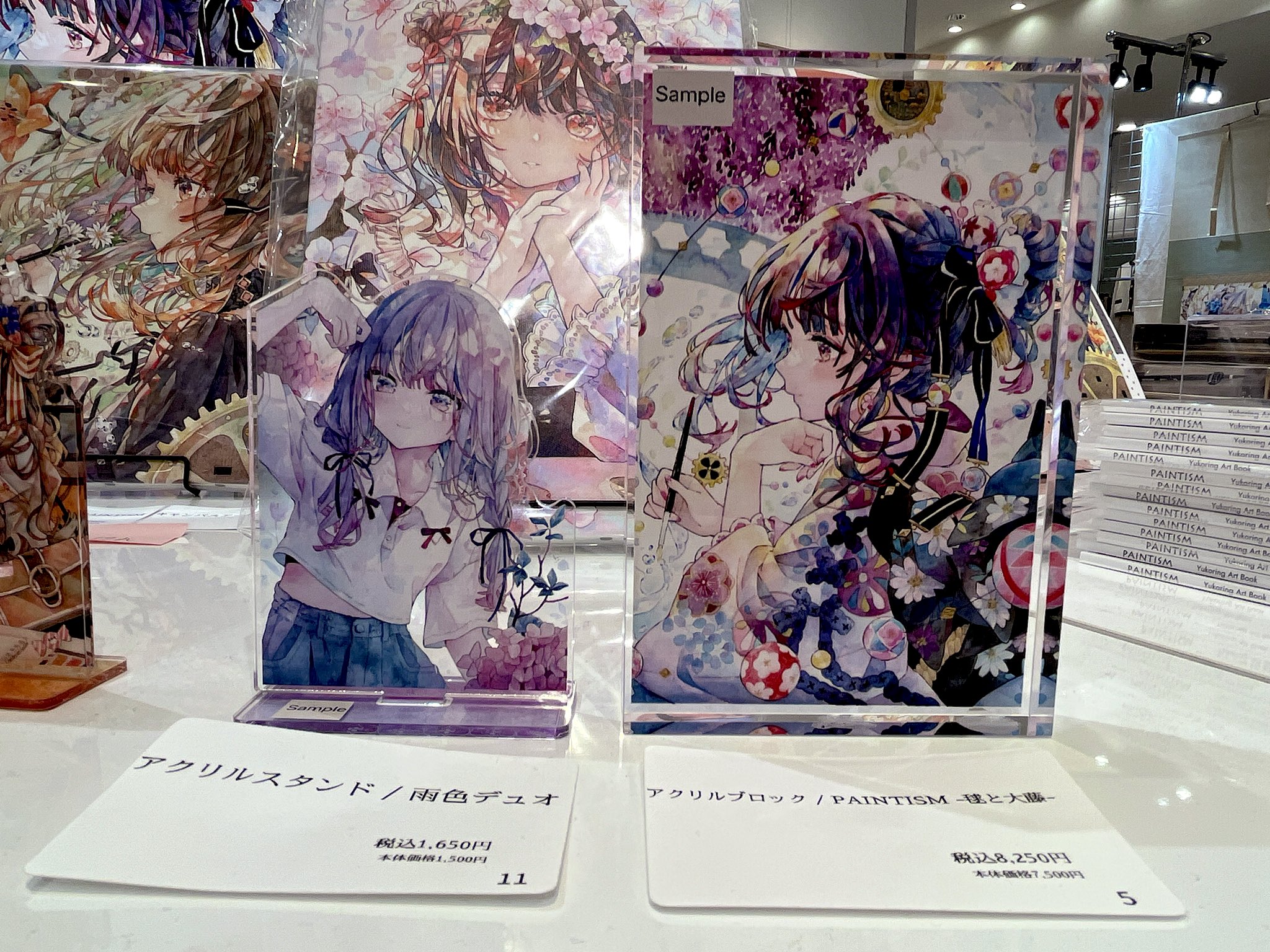 優子鈴 ゆこりん アクリルブロック『PAINTISM』 ILLUST GALLERY TOLALA【STAFF】 on X: 