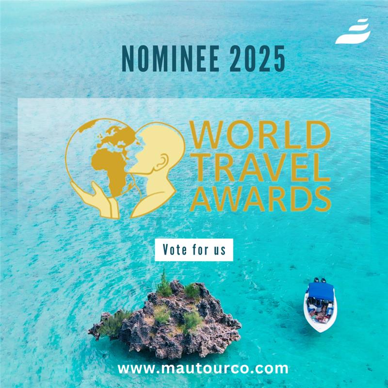 Nominated for 2025!
Indian Ocean's Leading DMC 
Indian Ocean's Leading TO
Mauritius' Leading DMC 
Mauritius' Leading TO
Please vote for us !
