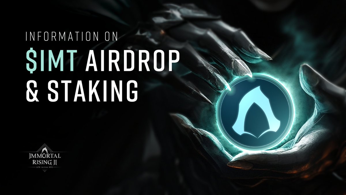 immortalrising2's tweet image. 📢 Got questions about the $IMT Airdrop?

 Eligibility, claim options, vesting, deadlines, staking, and more!
 We’ve covered it all.

📘 Read the full guide and learn how to claim your $IMT:
airdrop.immortalrising2.com

🔗  news.immortalrising2.com/news/imtairdrop