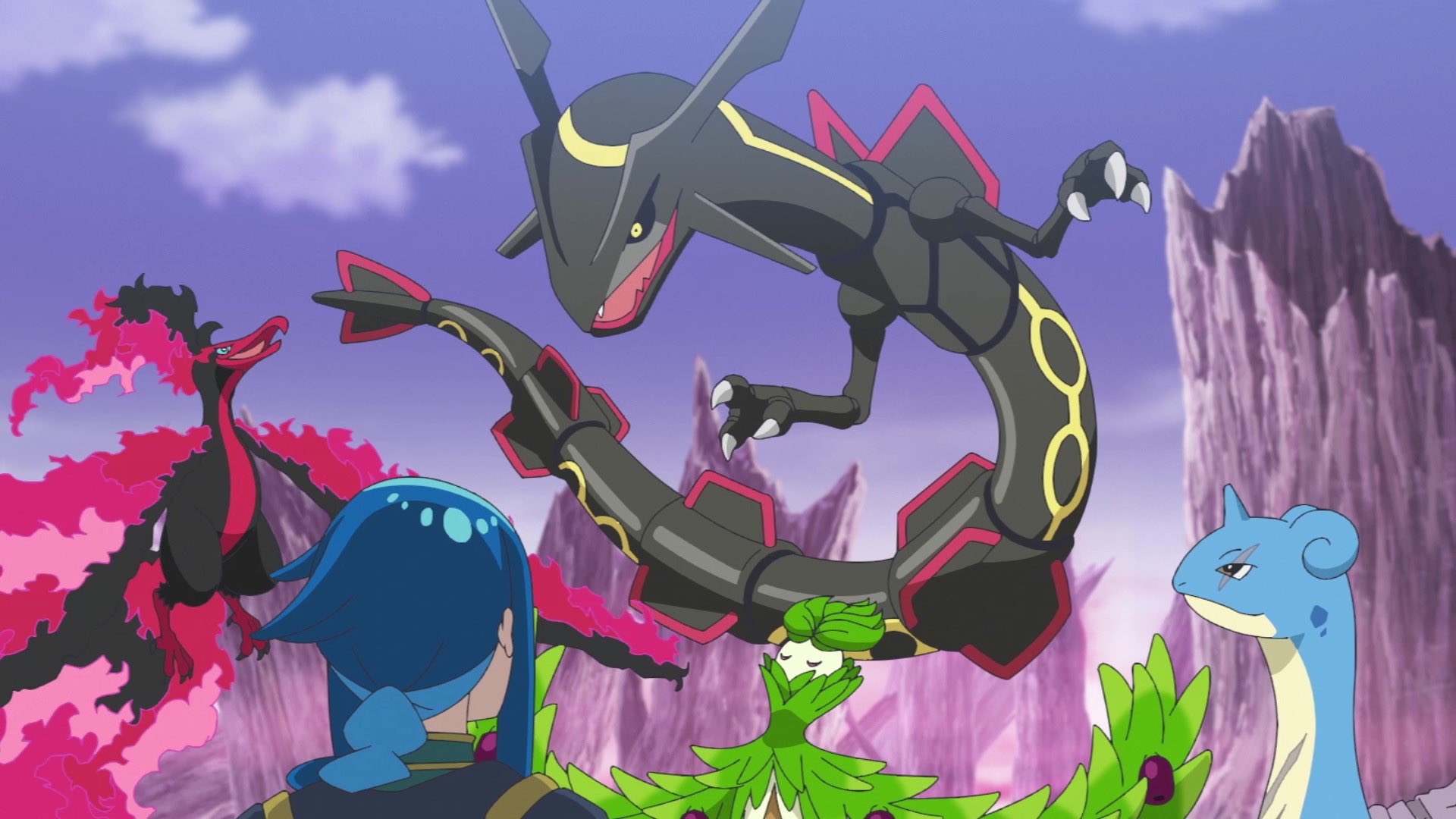 僕が飼ってる黒いレックウザ 公式】アニメ「ポケットモンスター」黒いレックウザPV - YouTube