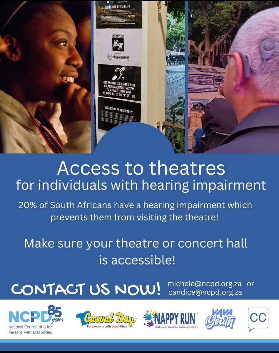 Access to theaters for persons with hearing disabilities is a fundamental human right. To ensure an inclusive experience, the installation of loop systems is highly recommended. 
#humanrightsday2025 
#faniedreamsmovement