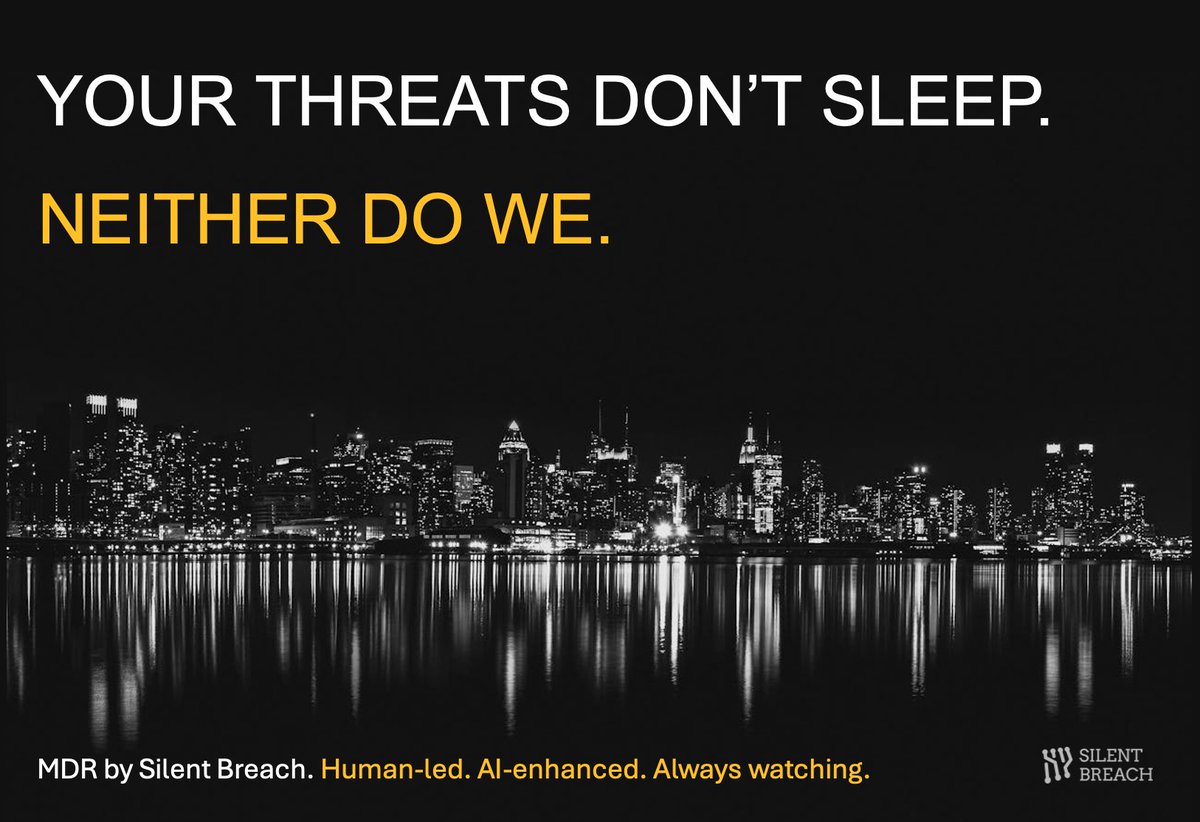 With Silent Breach’s MDR service, you get: 

✅ 24/7 monitoring
✅ Real-time threat detection
✅ Expert triage and incident response
✅ Compliance-ready reports

Whether you're a startup or a global enterprise, we’ve got your back.

#MDR #SOC #IncidentResponse #cybersecurity