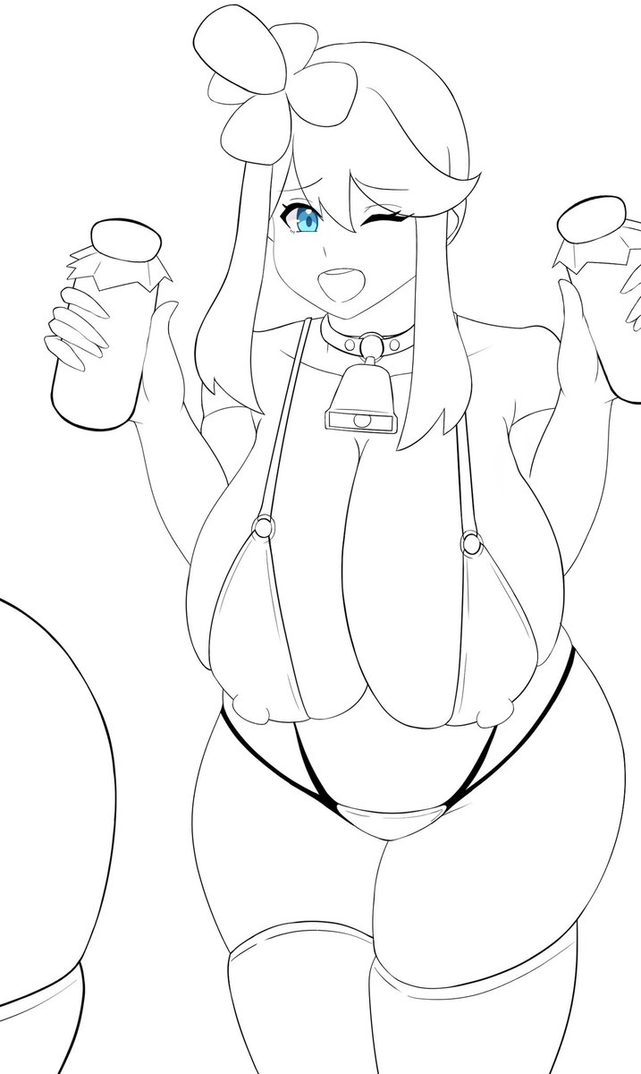 WIP
牛柄ビキニフウロちゃんの搾乳シーン!
来週の月曜日までに完成する予定なので是非見ていってください!
#フウロ 