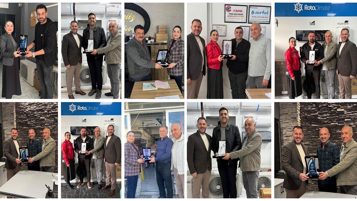 iklimlendirmeTv's tweet image. Rota Klima Bölgelerinde Yüksek Performans Gösteren Yetkili Satıcılarını Başarı Plaketleri İle Ödüllendirdi

Haberin devamı için:
iklimlendirme.tv/rota-klima-bol…

@RotaKlima #RotaKlima #İklimlendirme #PerformansPlaketleri #BirlikteBaşaracağız