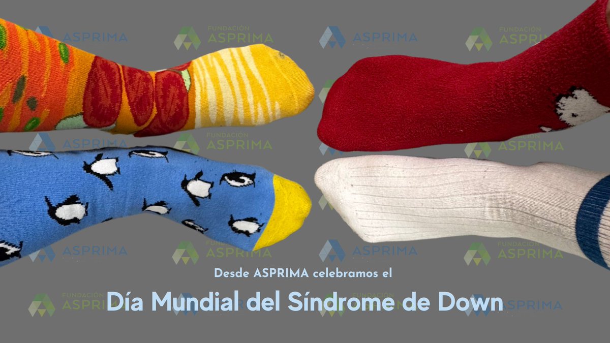 ASPRIMA (@asprimadrid) on Twitter photo #DiaMundialdelSindromedeDown  #CalcetinesDesparejadosDM 
<a href="/DownMadrid/">Down Madrid</a> #DiaMundialdelSindromedeDown  #CalcetinesDesparejadosDM 
<a href="/DownMadrid/">Down Madrid</a>