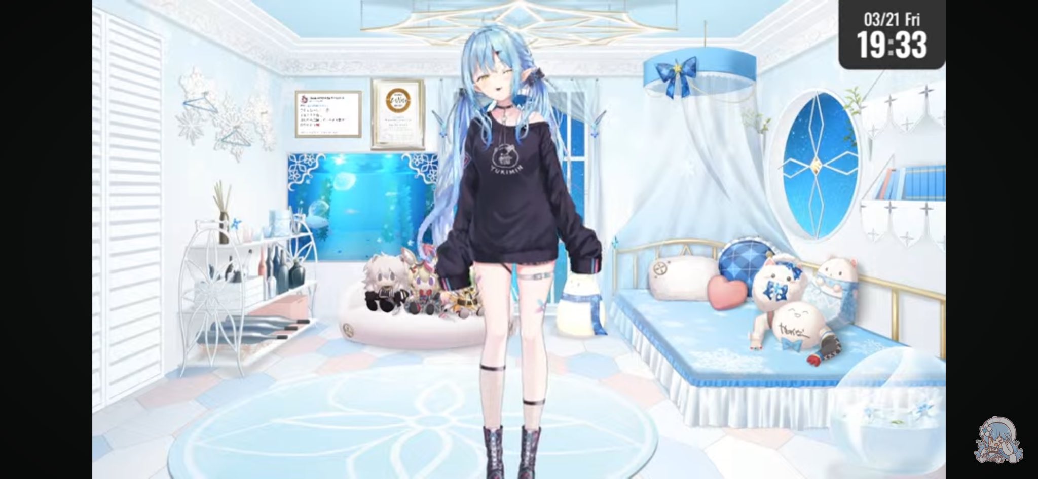 ヒロ　雪花ラミィちゃん風のダッフィーSサイズ衣装 ヒロ様専用 雪花ラミィちゃん風のダッフィーSサイズ衣装 （ヒロ