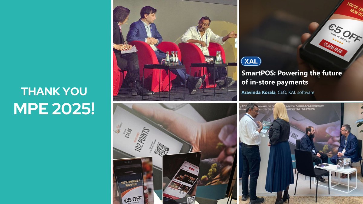 Thank you Merchant Payments Ecosystem 2025! 👏 It was great connecting with retailers, technology providers and other payments industry colleagues in Berlin. We enjoyed meeting people at our booth, presenting on stage and taking part in a #SmartPOS panel discussion!