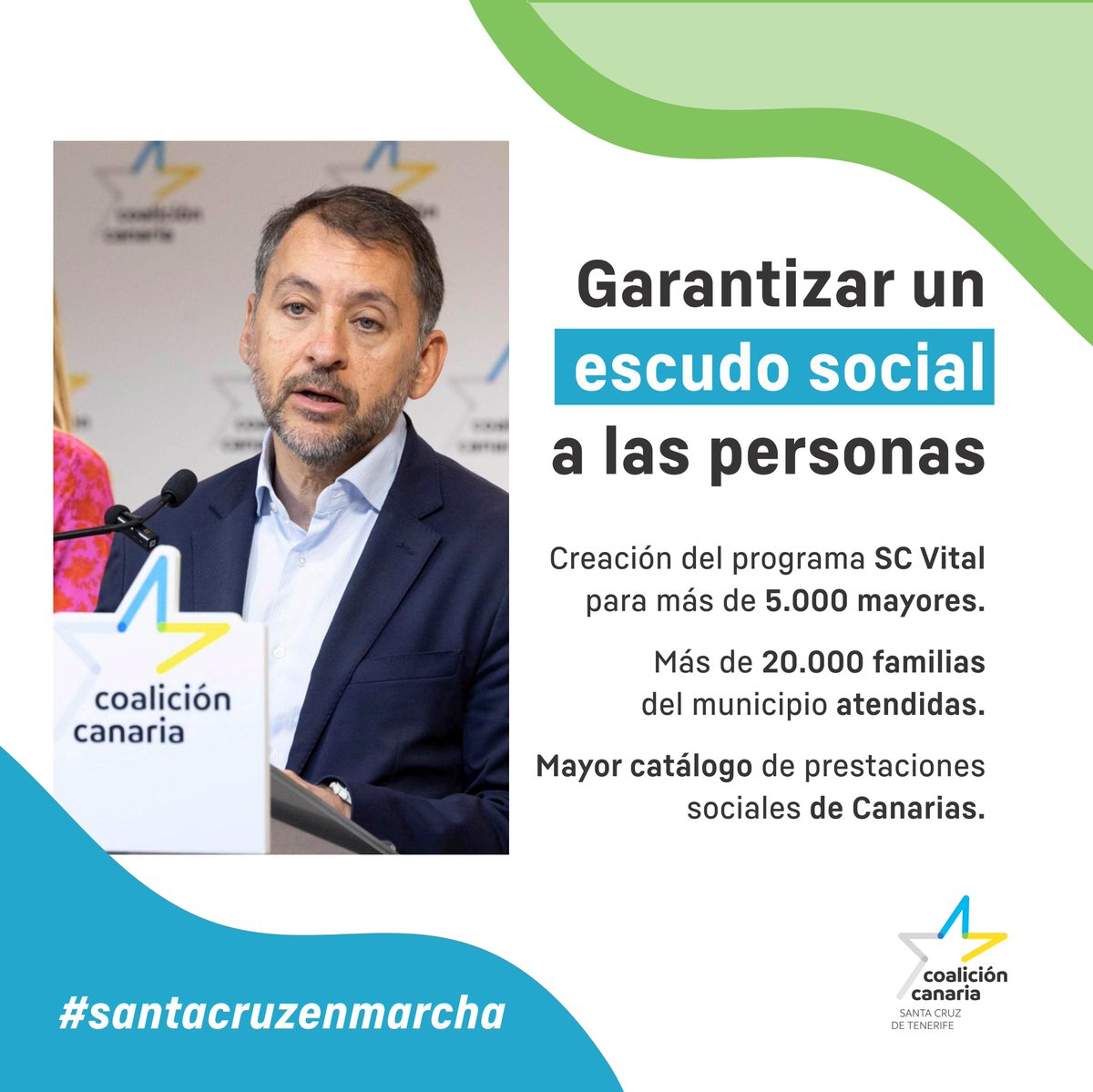 La inversión en políticas sociales ha posicionado a Santa Cruz de Tenerife como referente nacional en gestión social.
José Manuel Bermúdez
#DESC2025