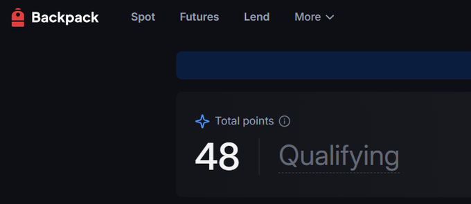 ✨Backpack 積分升級，現在就該全速加入!!!!
<a href="/Backpack/">Backpack 🎒</a> 2025 年 3 月 20 日發文，宣布 Futures Public Beta 結束，Points System 升級鎖定 Solana 生態 10 億+交易量，成為 Web3 參與者的熱門話題！從 Mad Lads NFT 到 Backpack Wallet、Exchange，積分系統整合 xNFT 應用（強調與