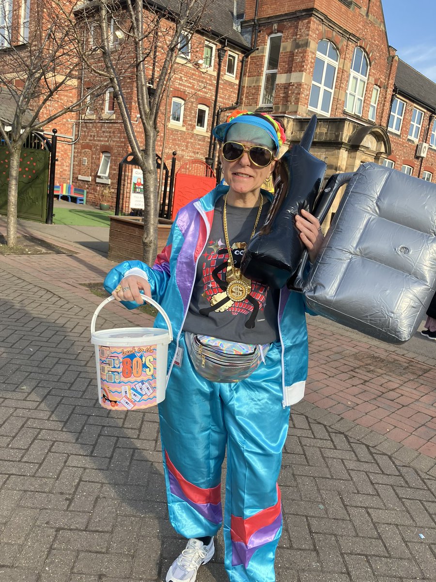 Dexter <a href="/iqmaward/">IQM</a> has started the day off as part of our <a href="/comicrelief/">Comic Relief</a> action with our 80s vibe throughout school…. Just a sneak peak as staff have fully got on board with rocking this theme 🎸 
More pics will follow…<a href="/AdAstraTrust/">Ad Astra Academy Trust</a> #RedNoseDay