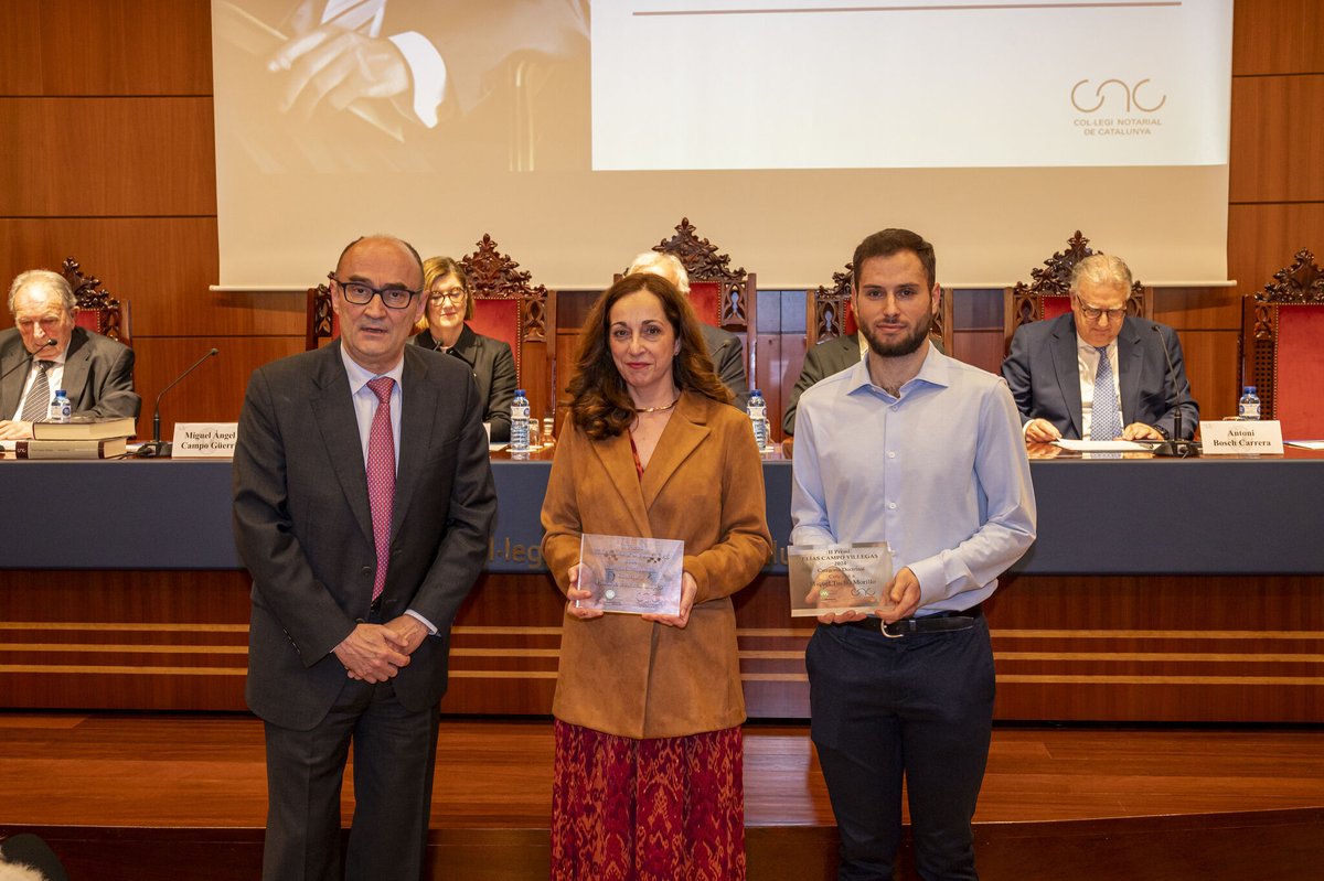 Tribunal Arbitral de Barcelona (TAB) (@arbitraltab) on Twitter photo 📃🏆 𝗔𝗰𝘁𝗲 𝗱𝗲 𝗹𝗹𝗶𝘂𝗿𝗮𝗺𝗲𝗻𝘁 𝗱𝗲𝗹 𝗜𝗜 𝗣𝗿𝗲𝗺𝗶 𝗘𝗹í𝗮𝘀 𝗖𝗮𝗺𝗽𝗼 𝗩𝗶𝗹𝗹𝗲𝗴𝗮𝘀
El Col·legi Notarial de Catalunya (<a href="/colnotaris/">Colegio Notarial de Cataluña</a>) va lliurar ahir la 2a edició del Premi Elías Campo Villegas a la periodista Patricia Esteban López i al jurista Miquel Tucho. 📃🏆 𝗔𝗰𝘁𝗲 𝗱𝗲 𝗹𝗹𝗶𝘂𝗿𝗮𝗺𝗲𝗻𝘁 𝗱𝗲𝗹 𝗜𝗜 𝗣𝗿𝗲𝗺𝗶 𝗘𝗹í𝗮𝘀 𝗖𝗮𝗺𝗽𝗼 𝗩𝗶𝗹𝗹𝗲𝗴𝗮𝘀
El Col·legi Notarial de Catalunya (<a href="/colnotaris/">Colegio Notarial de Cataluña</a>) va lliurar ahir la 2a edició del Premi Elías Campo Villegas a la periodista Patricia Esteban López i al jurista Miquel Tucho.