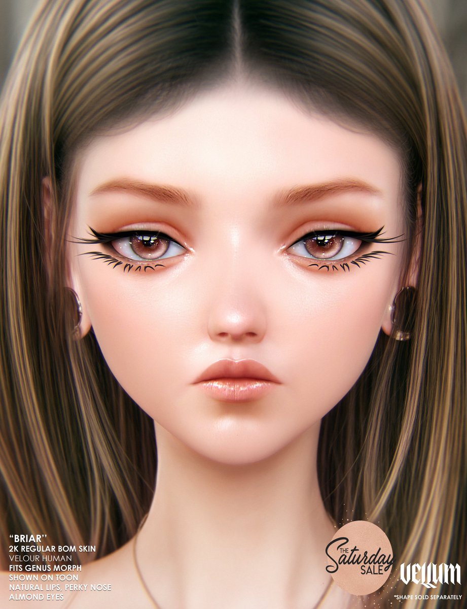 Newest skin at the mainstore this weekend for The Saturday Sale Official - SL. 

LM: shorturl.at/ZqEfn
Flickr: shorturl.at/XB1Qq