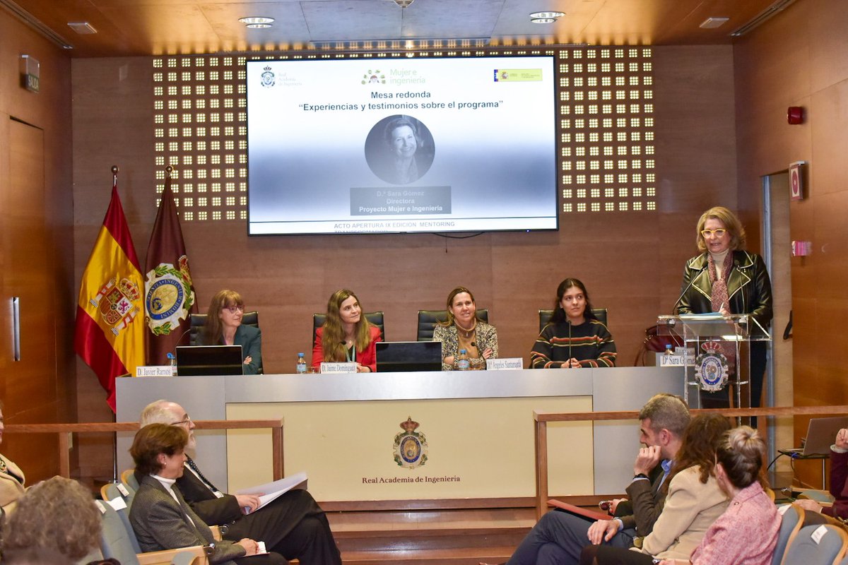 La presentación de la IX edición del programa de "Mentoring Transformador" del proyecto @mujeringenieria contó con muchos responsables de universidades, empresas y entidades de formación. Se consolida como un gran
#TRABAJOENEQUIPO
<a href="/urjc/">URJC</a>
<a href="/AMETIC_es/">AMETIC</a>
<a href="/Oracle/">Oracle</a>
<a href="/uc3m/">UC3M</a>
<a href="/aecspain/">aecspain</a>