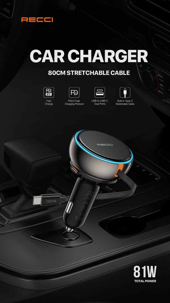 HollyYeh485929's tweet image. 🚀 𝙍𝙀𝘾𝘾𝙄 ® New Arrivals – RQ10 Retractable Car Charger! 🔋

#CarCharger #FastCharging #RetractableCable #RQ10 #CarEssentials #TechInnovation #TravelGadgets #NoMoreMess #StayCharged #VehicleCompatibility #NextGenTech #SmartDesign #PortablePower #GadgetLife