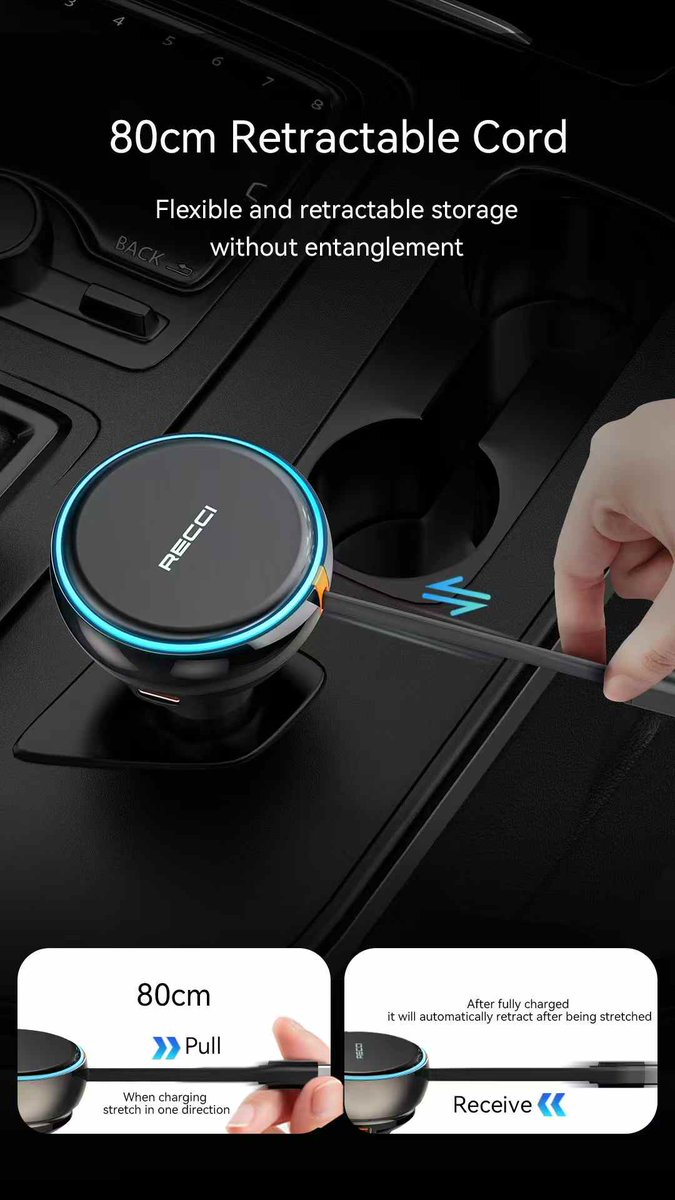 HollyYeh485929's tweet image. 🚀 𝙍𝙀𝘾𝘾𝙄 ® New Arrivals – RQ10 Retractable Car Charger! 🔋

#CarCharger #FastCharging #RetractableCable #RQ10 #CarEssentials #TechInnovation #TravelGadgets #NoMoreMess #StayCharged #VehicleCompatibility #NextGenTech #SmartDesign #PortablePower #GadgetLife