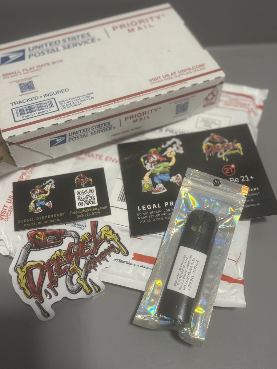 KrustyKrabFryCook (@frykrab) on Twitter photo Mail Call!!! <a href="/CryptoChronicX/">DIESEL DISPENSARY</a> Just got this gem. Ordered on Sunday and got it Thursday.
You guys rock!! Mail Call!!! <a href="/CryptoChronicX/">DIESEL DISPENSARY</a> Just got this gem. Ordered on Sunday and got it Thursday.
You guys rock!!