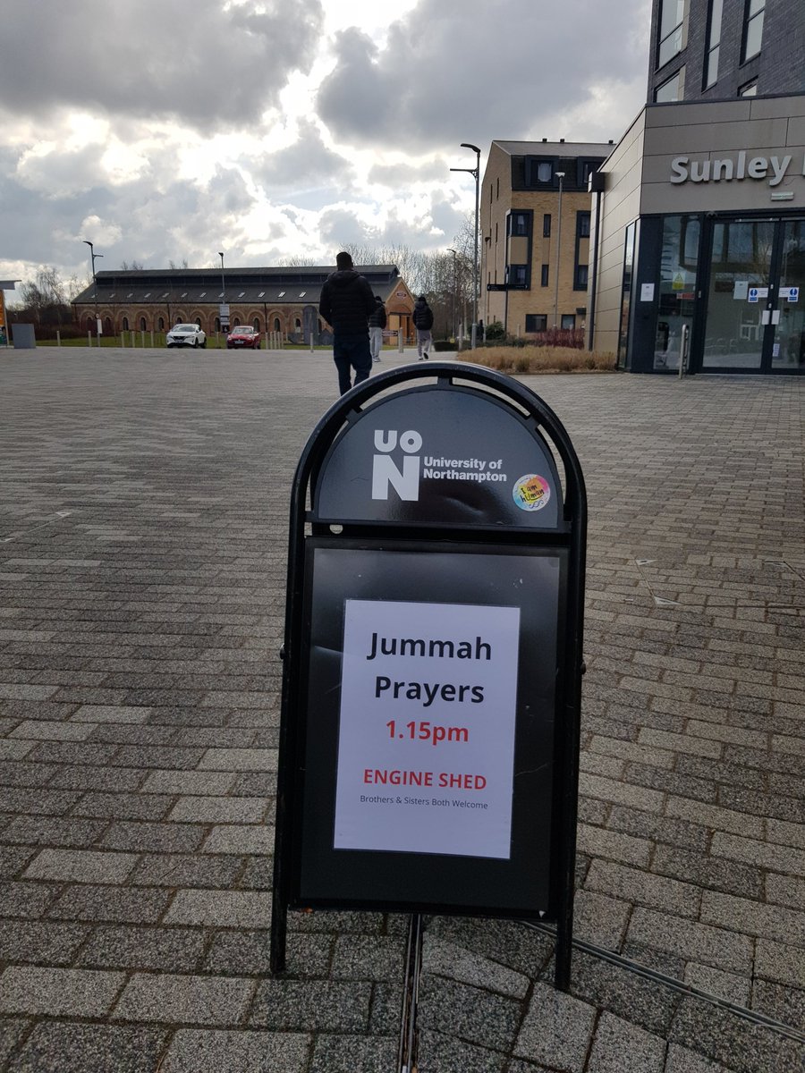 Chaplain at UON (@chpuninorthants) on Twitter photo #GoodMorning Once again Jummah Prayers for our Muslim community are at 1.15pm in The Engine Shed here <a href="/UniNorthants/">UniofNorthampton</a> May your day hold blessings! #GoodMorning Once again Jummah Prayers for our Muslim community are at 1.15pm in The Engine Shed here <a href="/UniNorthants/">UniofNorthampton</a> May your day hold blessings!