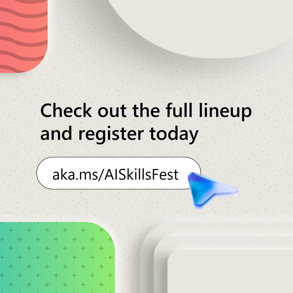 Synergetics Learning & Cloud Consulting (@synergetics1) on Twitter photo Don't miss the #AISkillsFest, starting with a @GuinnessWorldRecords title attempt. π·
Join learners from around the globe on April 8: tinyurl.com/mw6s8vvd
<a href="/MicrosoftLearn/">Microsoft Learn</a> Don't miss the #AISkillsFest, starting with a @GuinnessWorldRecords title attempt. π·
Join learners from around the globe on April 8: tinyurl.com/mw6s8vvd
<a href="/MicrosoftLearn/">Microsoft Learn</a>